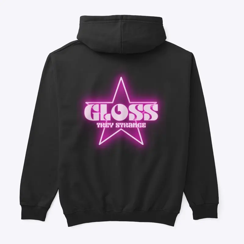 "GLOSS" star hoodie